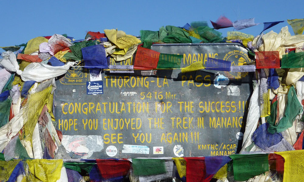 Annapurna circuit thorong la pass