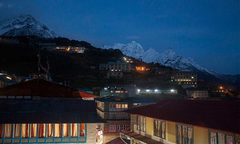 Sherpa Settlement of Namche Bazaar 