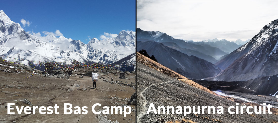 annapurna vs everest base camp trek