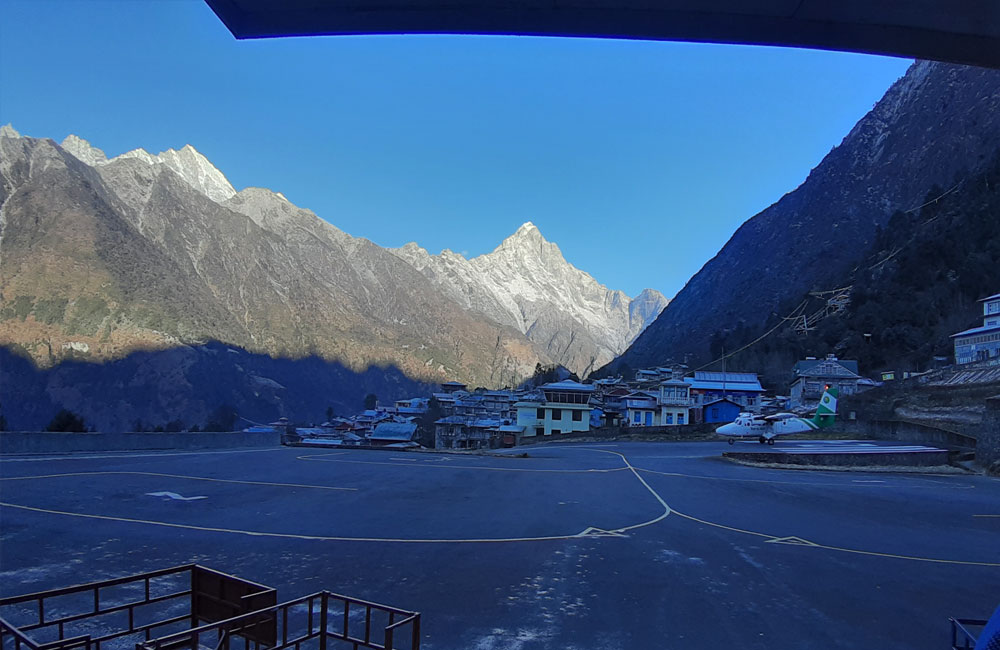 Lukla Airport In Nepal 