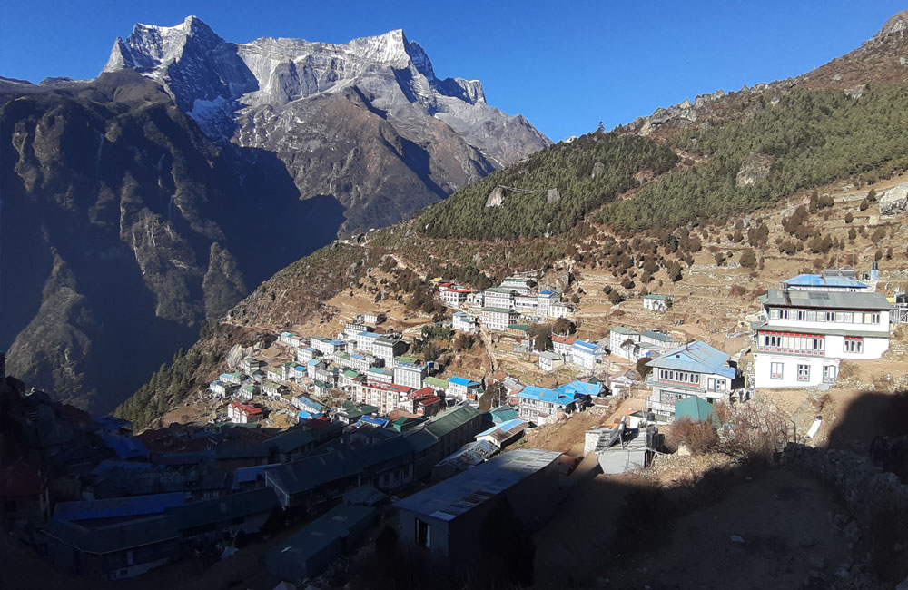 Namche Bazzar In Everest Region