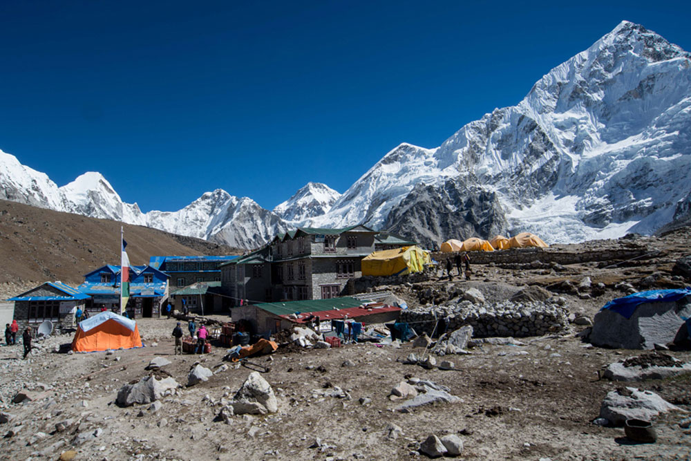 Gorakshep Village Everest trekking 