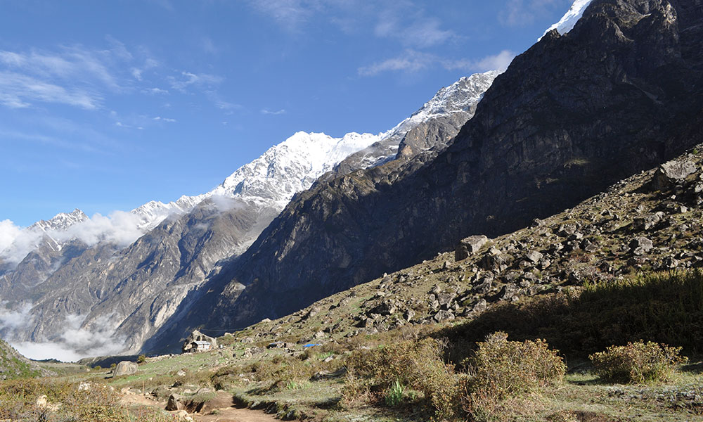 langtang trek in october 