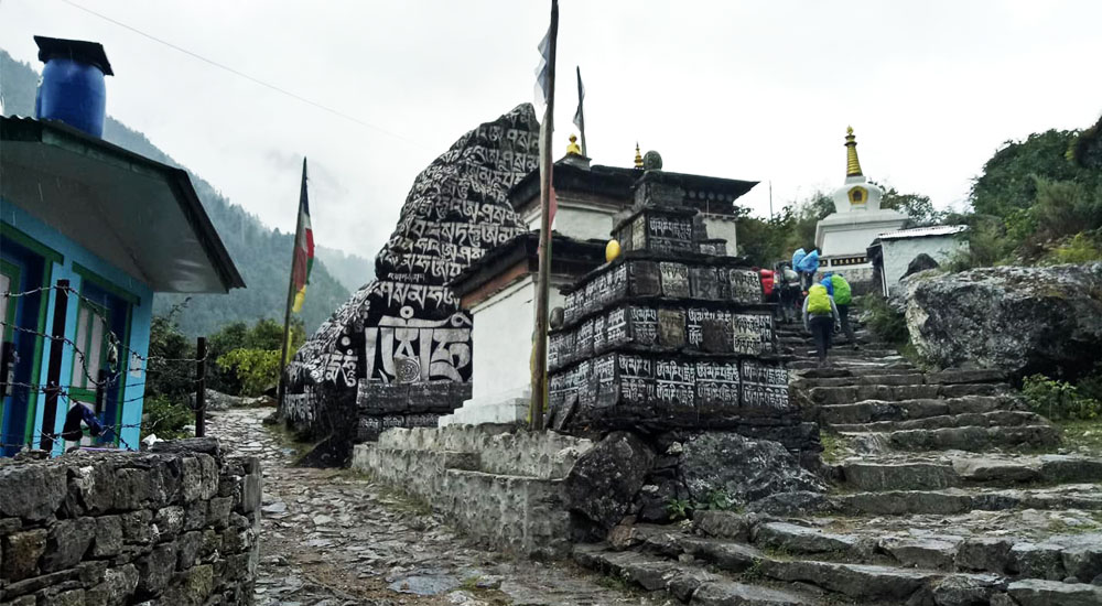 Mera peak route Village 