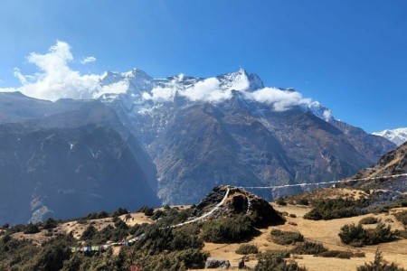 Namche bazaar top point view, Everest region