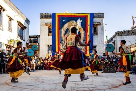 Tiji festival at upper mustang trek