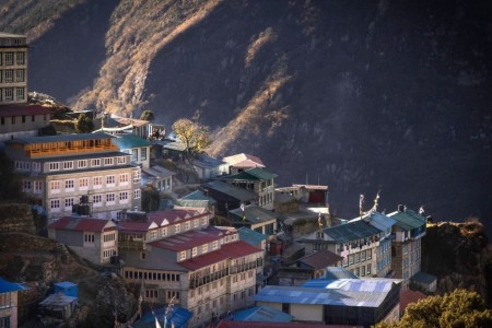 Namche Bazaar, early morning , Everest Region
