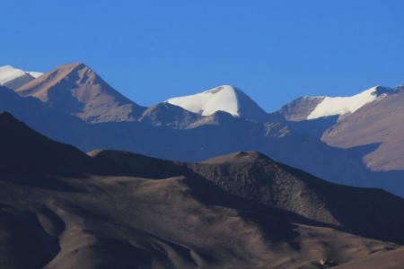 Scene from thorang la pass of Upper mustang