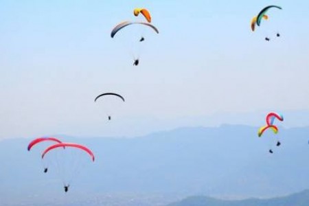 Paragliding in Nepal