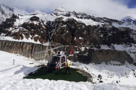 Annapurna Base Camp Helicopter Landing Tour from Pokhara